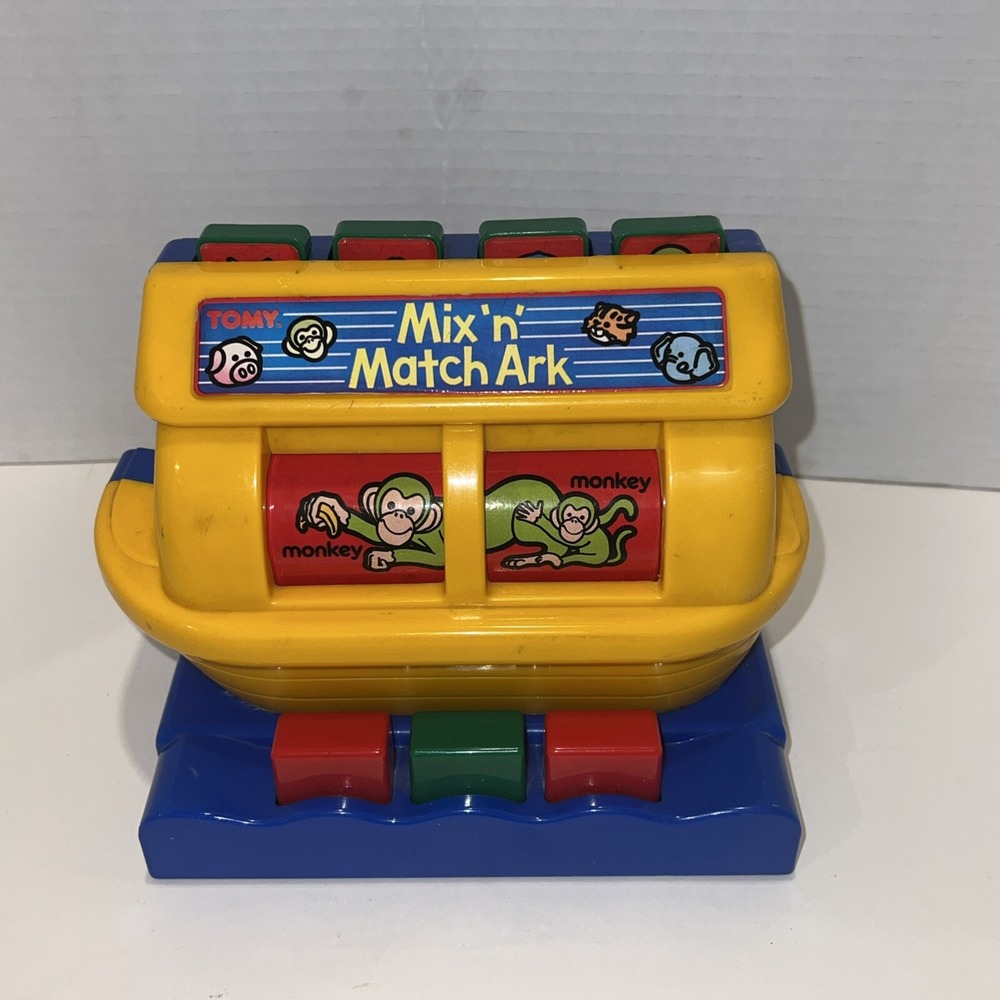 Mix and Match Ark Vintage Game by Tomy Toddler Baby‎ Sorting game 1989 VGC